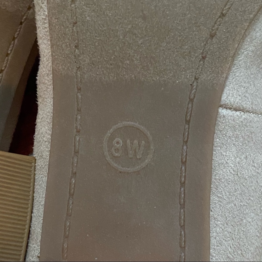 Suede block heel shoes - Picture 3 of 3